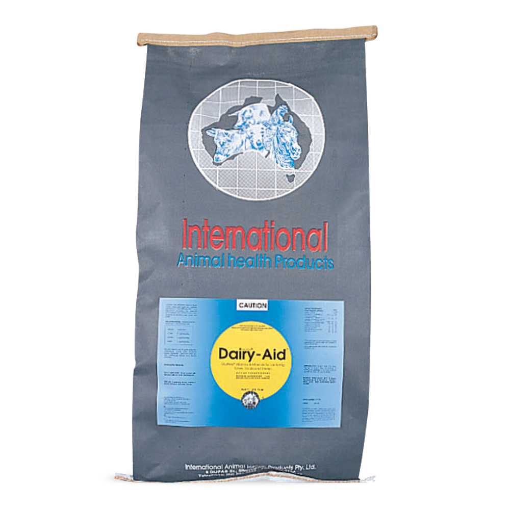 Dairy Aid - Vitamin, Mineral Supplement Dairy Cows, Goats & Sheep 25kg Bag