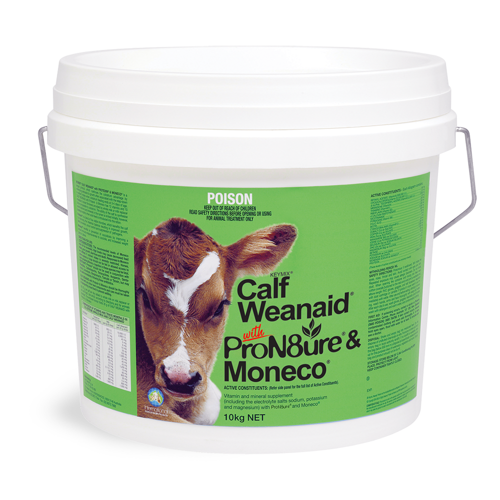 Calf Weanaid with ProN8ure, calf probiotics, in 10kg bucket